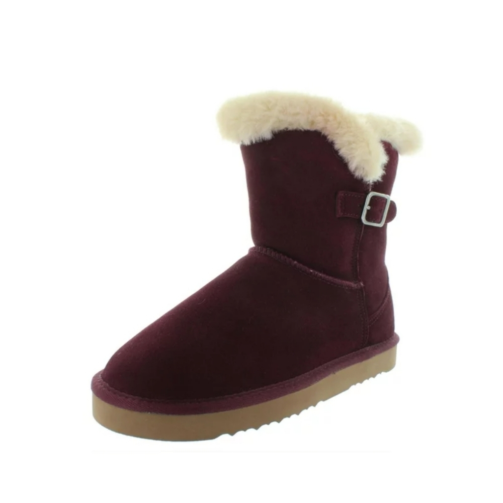 Style & Co. Tiny 2 Suede Faux Fur Lined Winter Boots Size 8M Women's